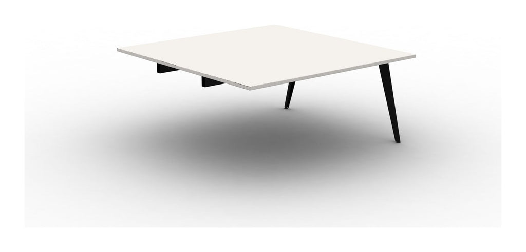 Mason Pyramid Steel Conference Table Add on Module, black frame