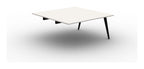 Mason Pyramid Steel Conference Table Add on Module, black frame