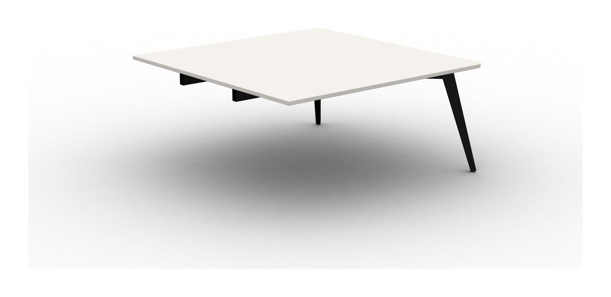 Mason Pyramid Steel Conference Table End Module, black frame