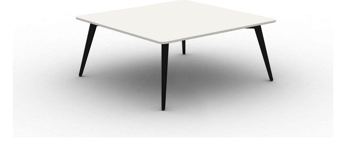 Mason Pyramid Steel Conference Table, black frame