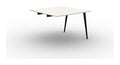 Mason Pyramid Steel Poseur Conference Table Add on Module, black frame
