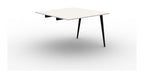 Mason Pyramid Steel Poseur Conference Table Add on Module, black frame