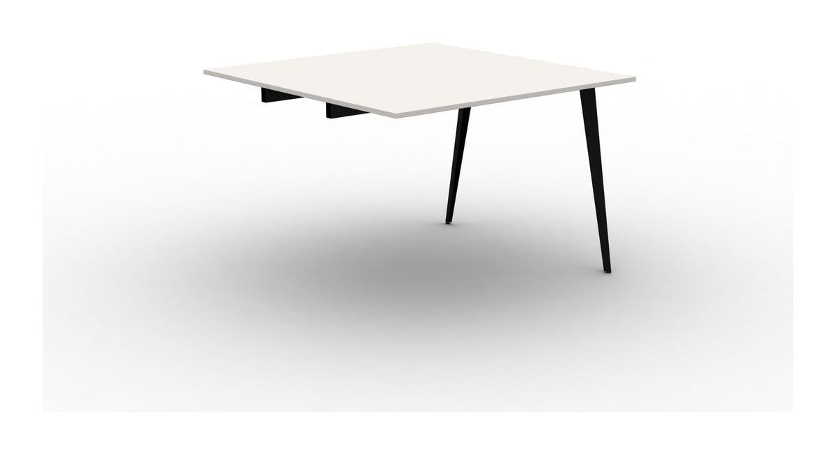 Mason Pyramid Steel Poseur Conference Table Add on Module, black frame