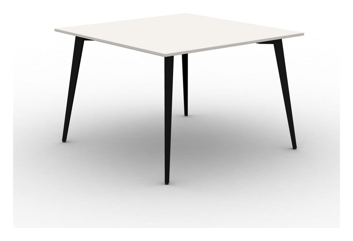 Mason Pyramid Steel Poseur Conference Table, black frame