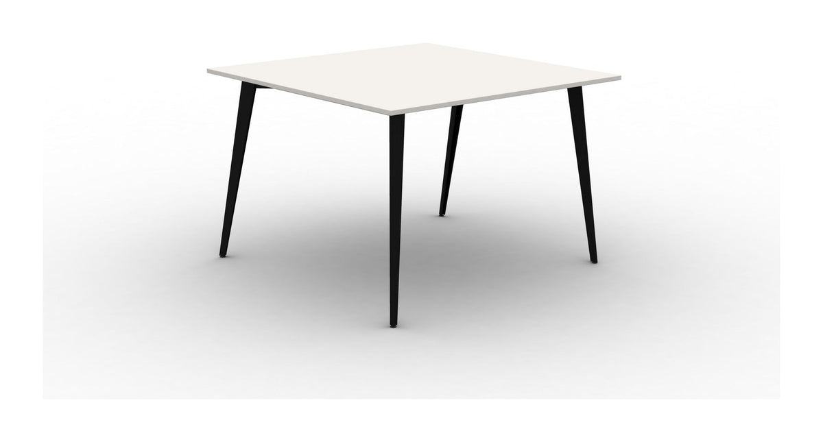 Mason Pyramid Steel Poseur Conference Table Starter Module, black frame