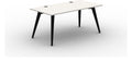 Mason Pyramid Steel Rectangular Desk, black frame