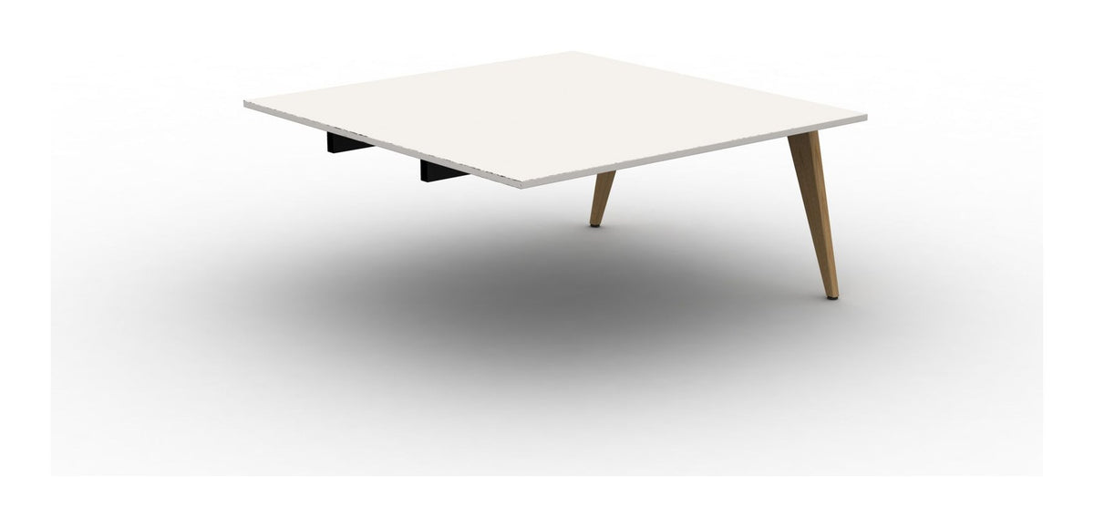 Mason Pyramid Wood Conference Table Add on Module, oak frame