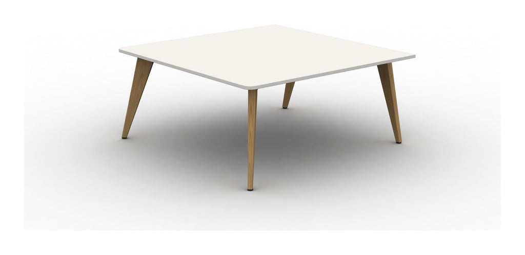 Mason Pyramid Wood Conference Table Starter Module, oak frame