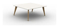 Mason Pyramid Wood Conference Table Starter Module, oak frame
