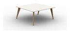 Mason Pyramid Wood Conference Table Starter Module, oak frame