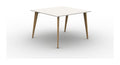 Mason Pyramid Wood Poseur Conference Table Starter Module, oak frame