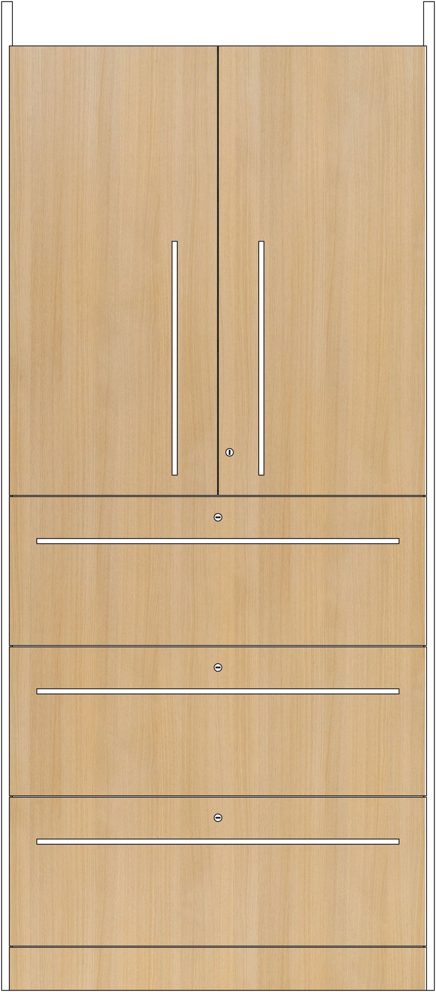Mason Storage Wall range, in an office