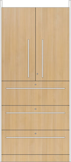 Mason Storage Wall range, in an office