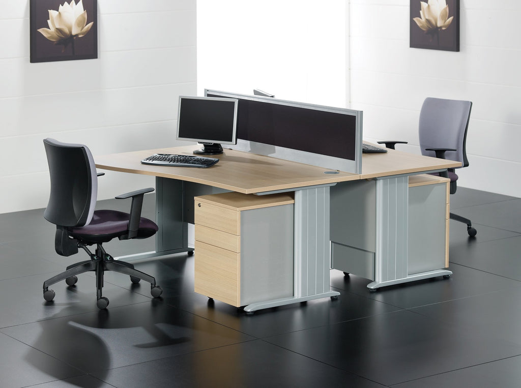Mason Contrax2 Panel End range, in an office