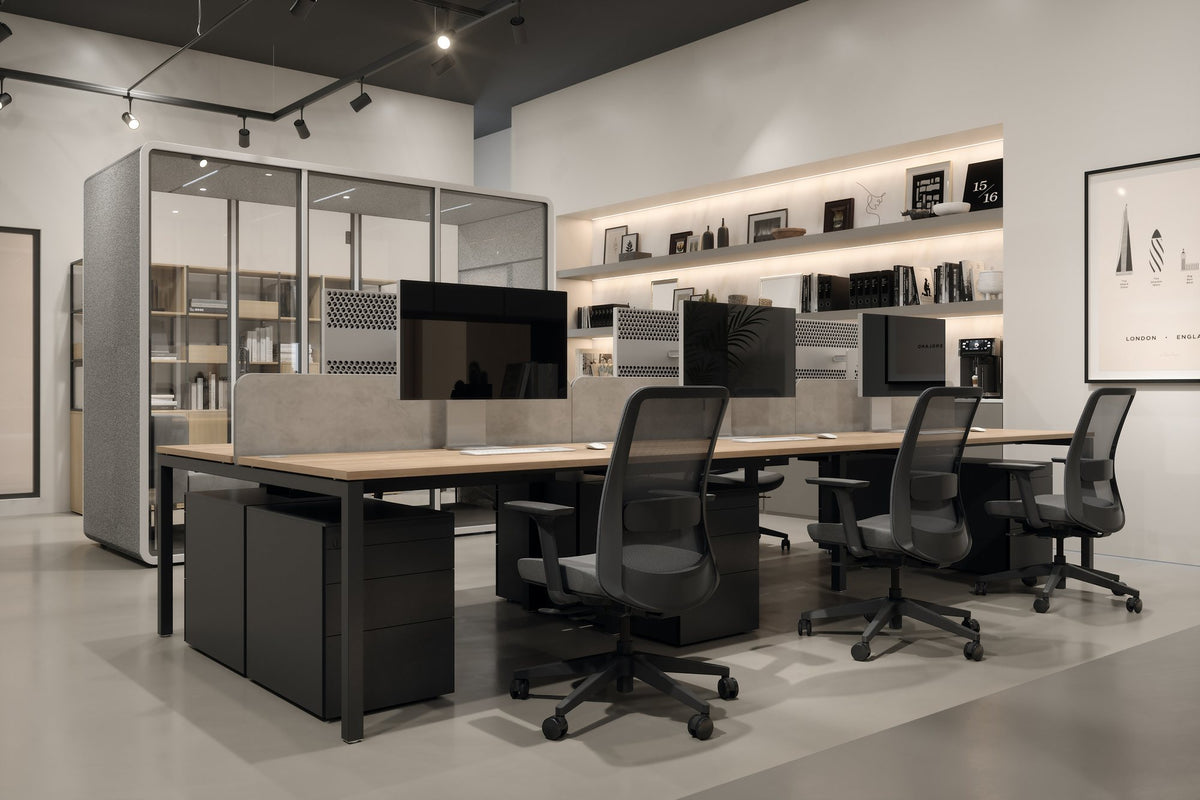 Mason ESP range, in an office