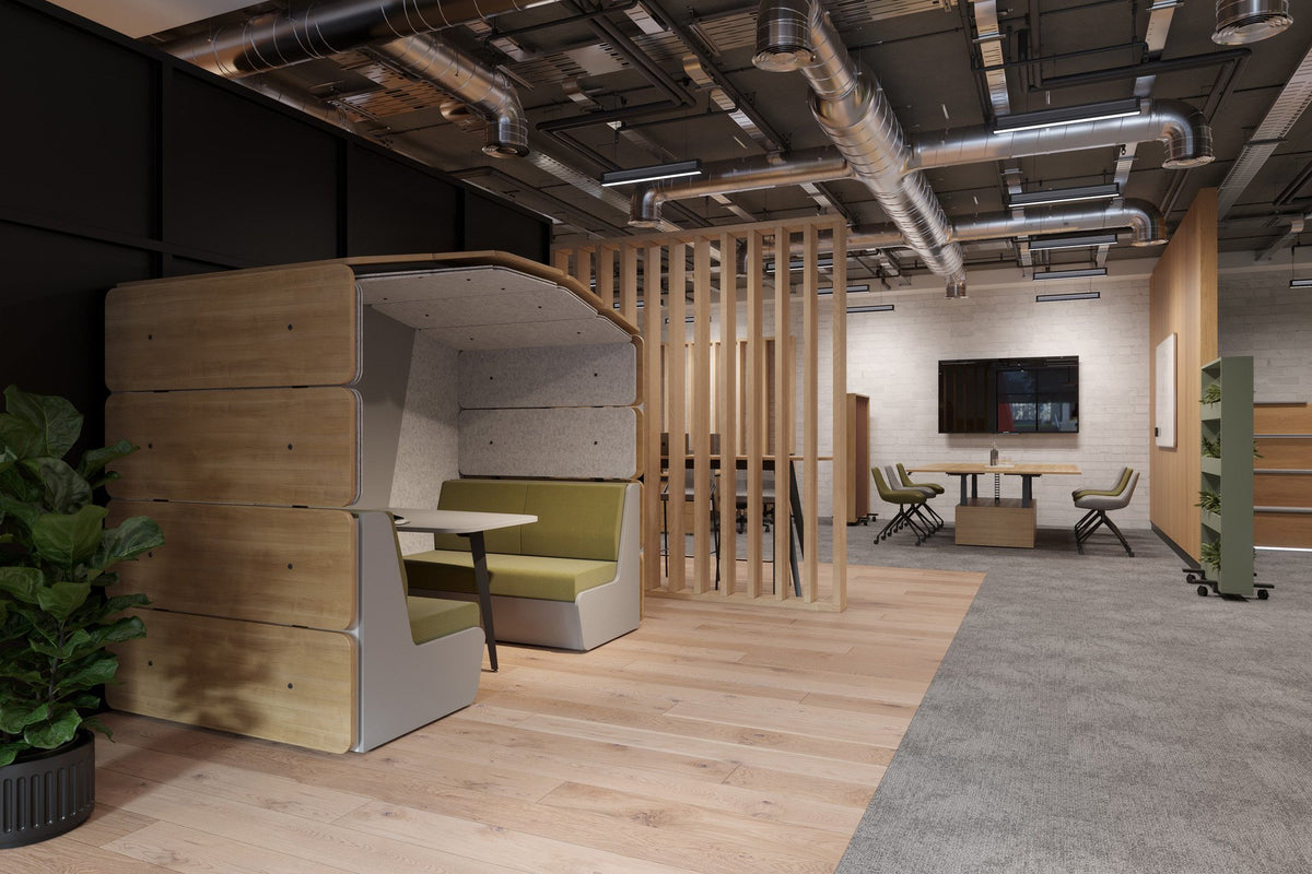 Mason Pavilion Roam range, in an office