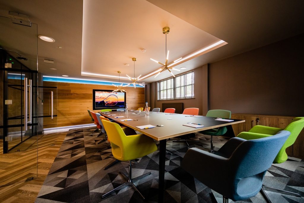 Mason Pyramid Steel range, in an office