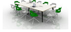 Mason Pyramid Steel range, in an office