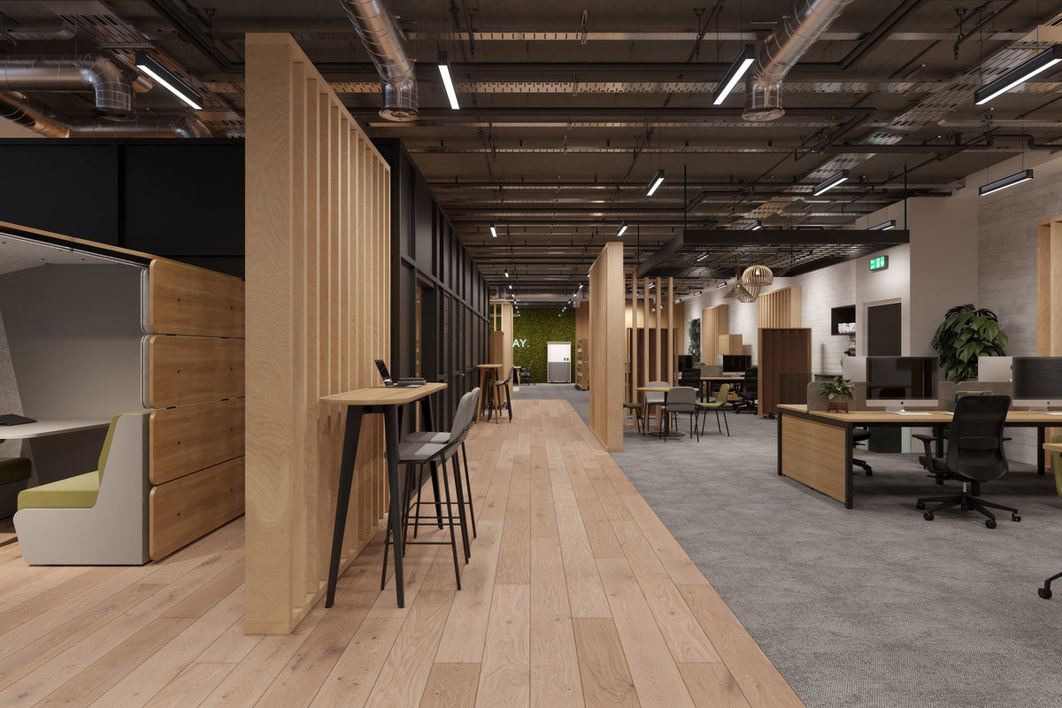 Mason Pyramid Steel range, in an office