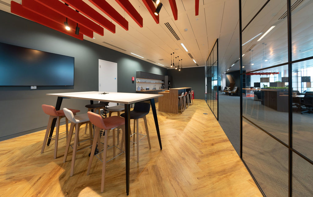 Mason Pyramid Steel range, in an office