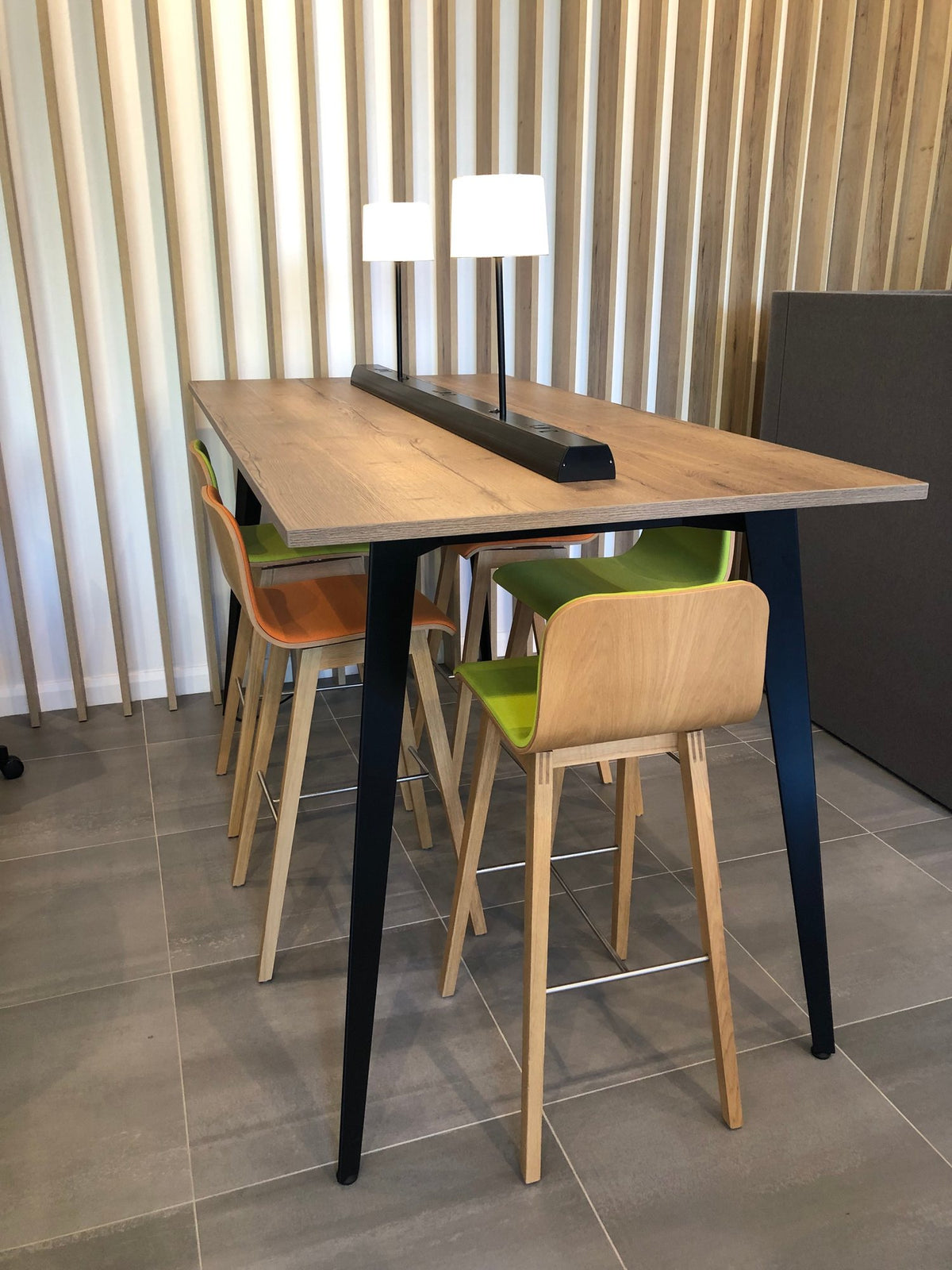 Mason Pyramid Steel range, in an office