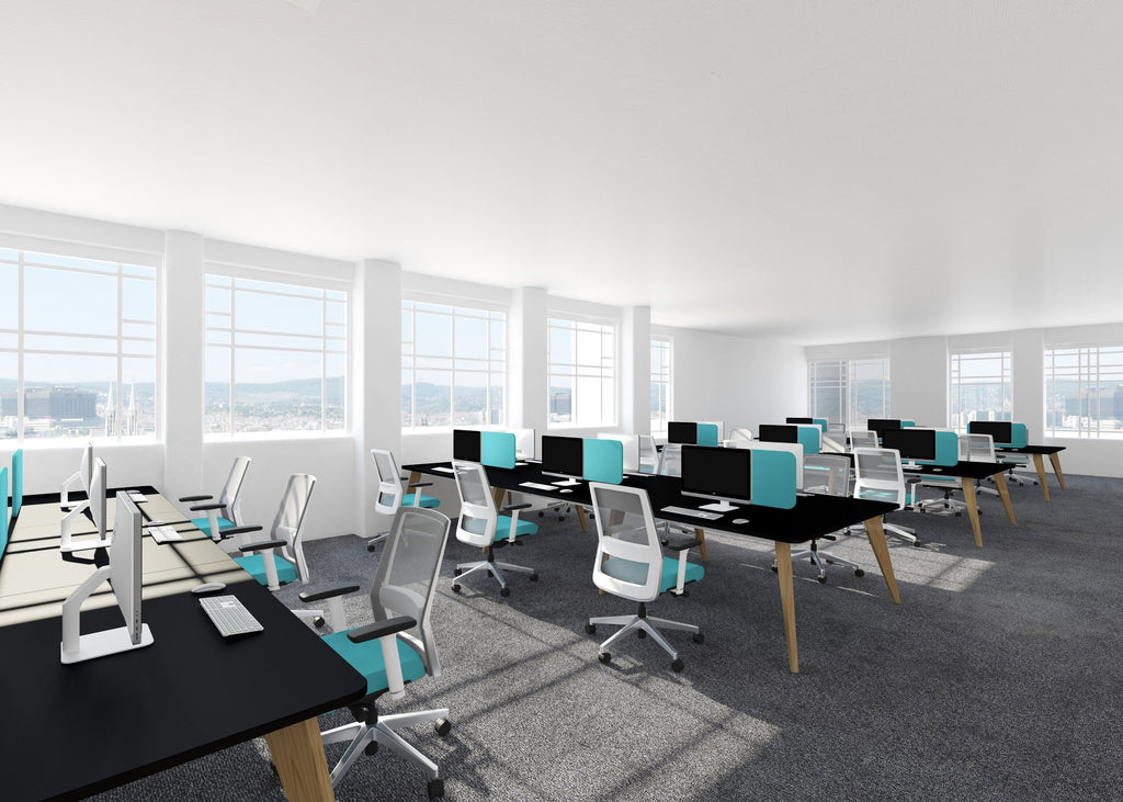 Mason Pyramid Wood range, in an office