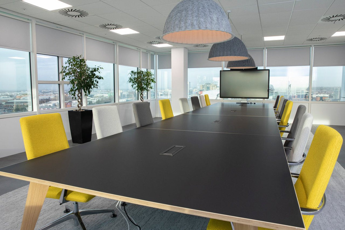 Mason Pyramid Wood range, in an office