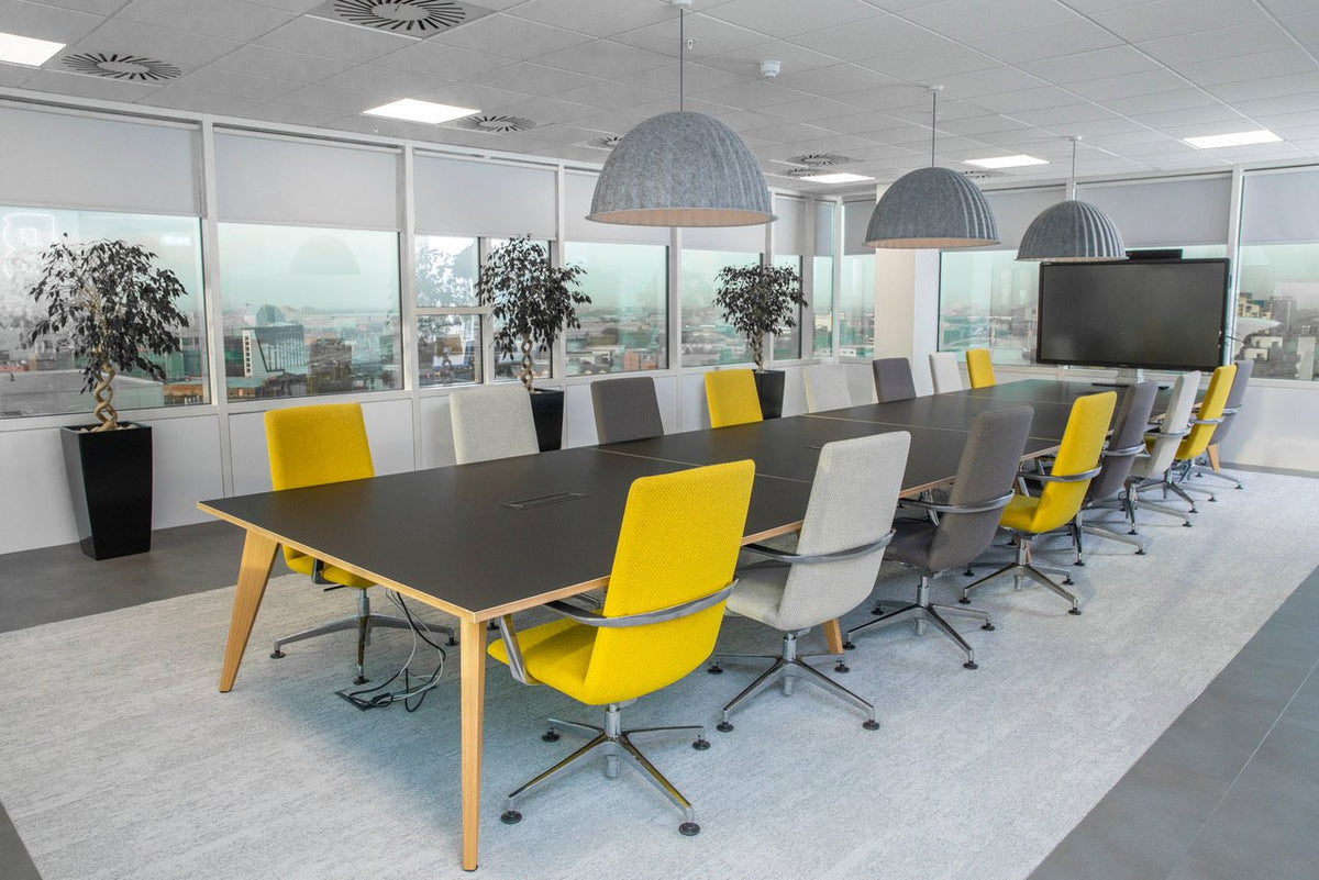Mason Pyramid Wood range, in an office