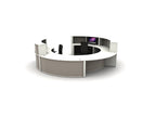 Mason Reception range, in an office