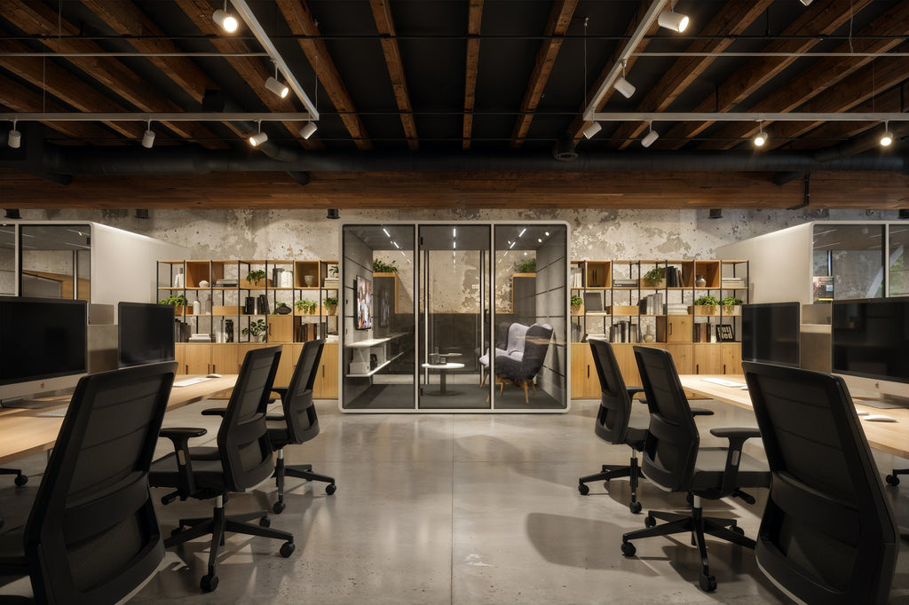 Mason Snug range, in an office