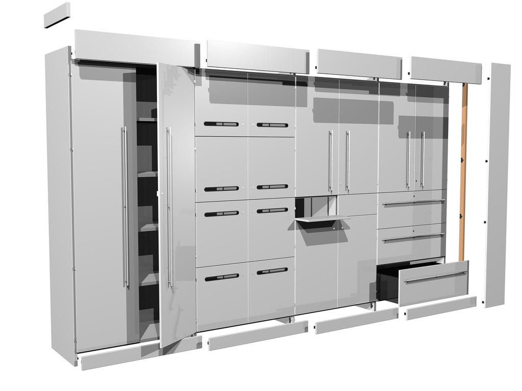 Mason Storage Wall range, in an office