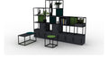 Mason Scala Shelving with Fabric Panels
