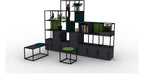 Mason Scala Shelving with Fabric Panels