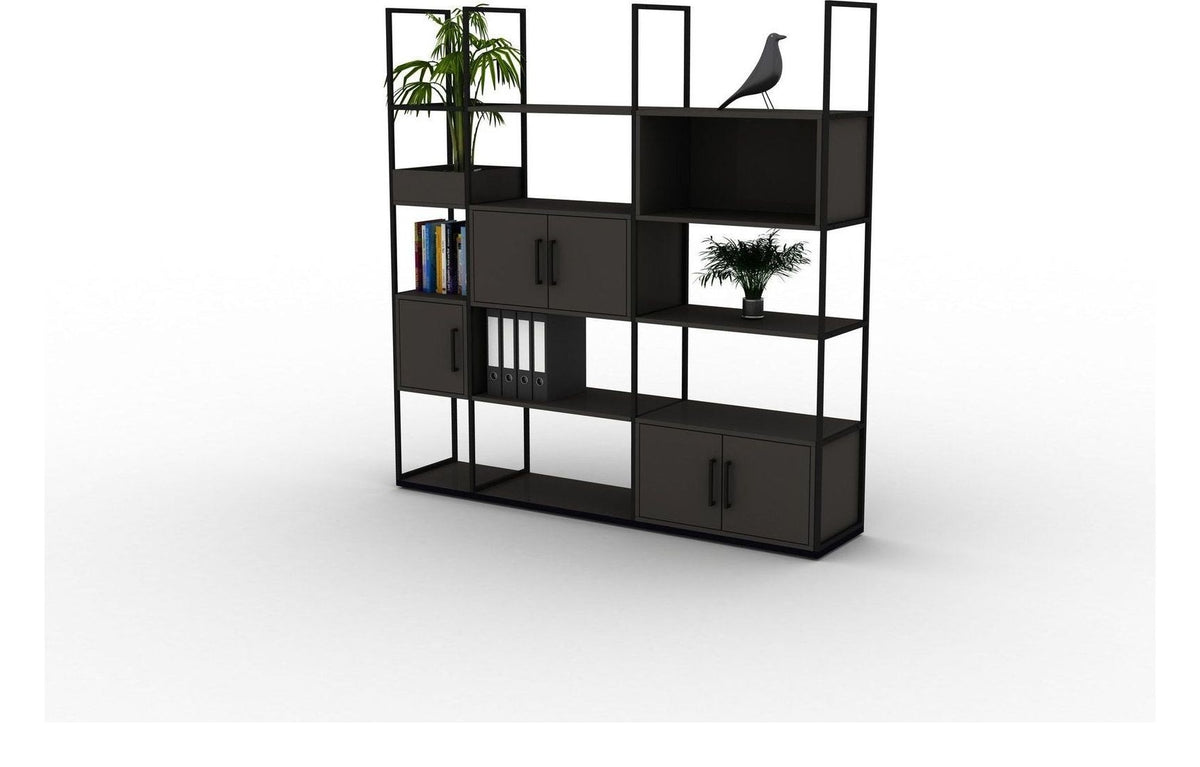 Mason Scala Shelving with Planter and Cupboards
