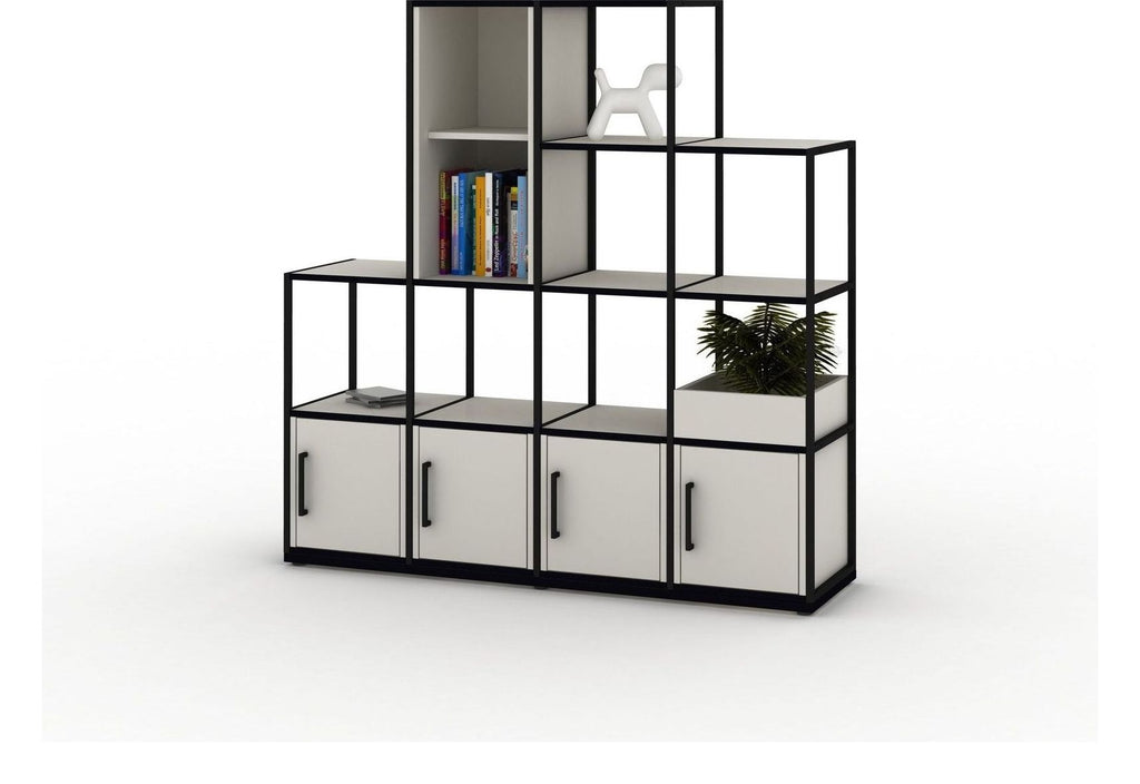 Mason Scala Stepped Shelving with Cupboards