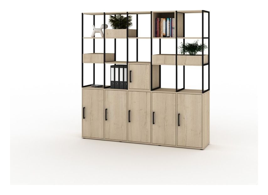 Mason Scala Wide Shelving with Push to Open Cupboards