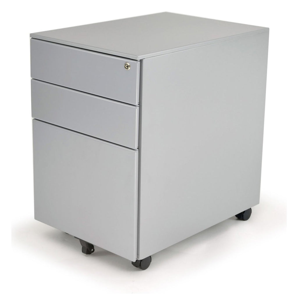 Mason Steel Flat Front Mobile Pedestal