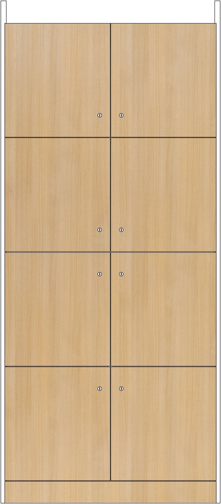 Mason Storage Wall 1000 8 Door Locker Unit