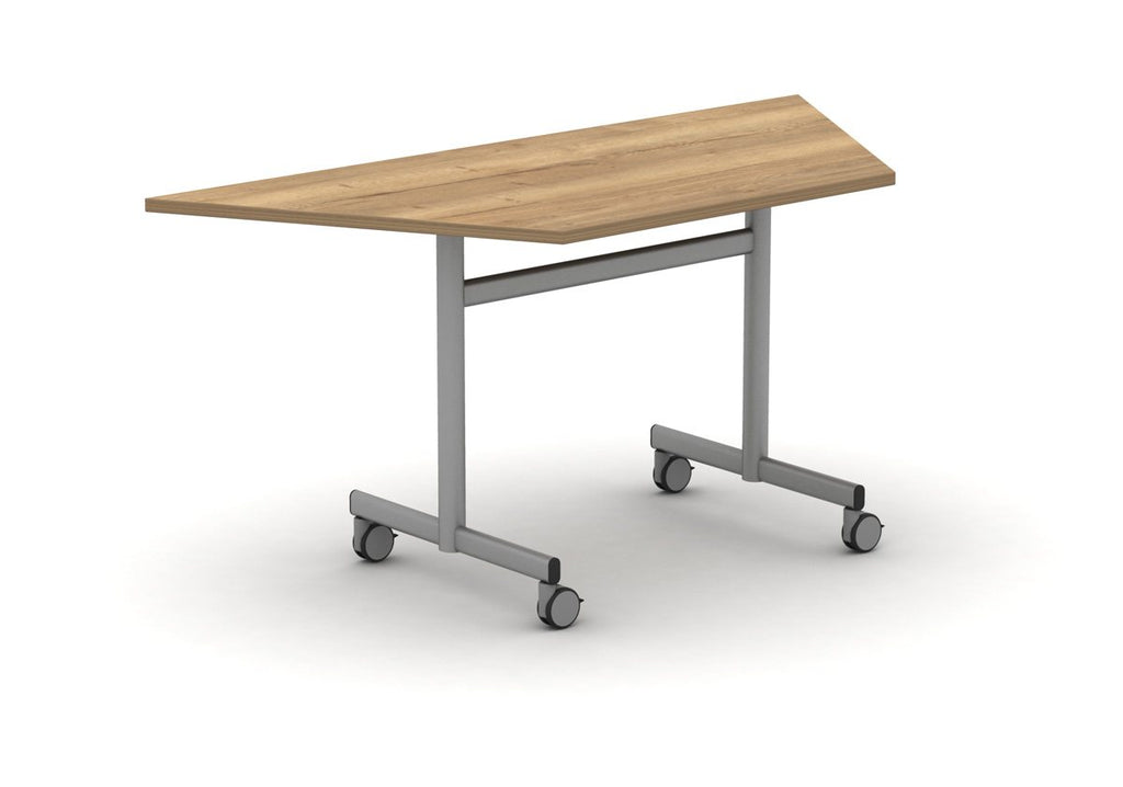 Mason Tipo Trapezoidal Flip Top Table, black frame