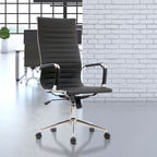 Maura High Back Leather Executive Office Chair, view 5