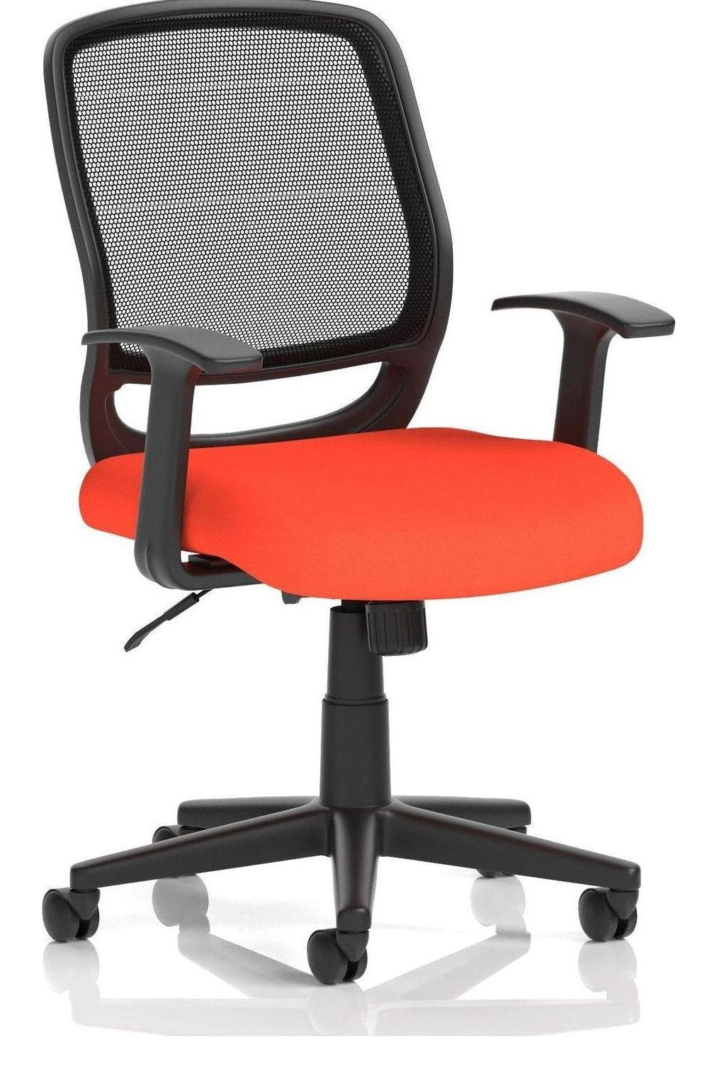 Mave Bespoke Medium Mesh Back Task Operator Chair, orange