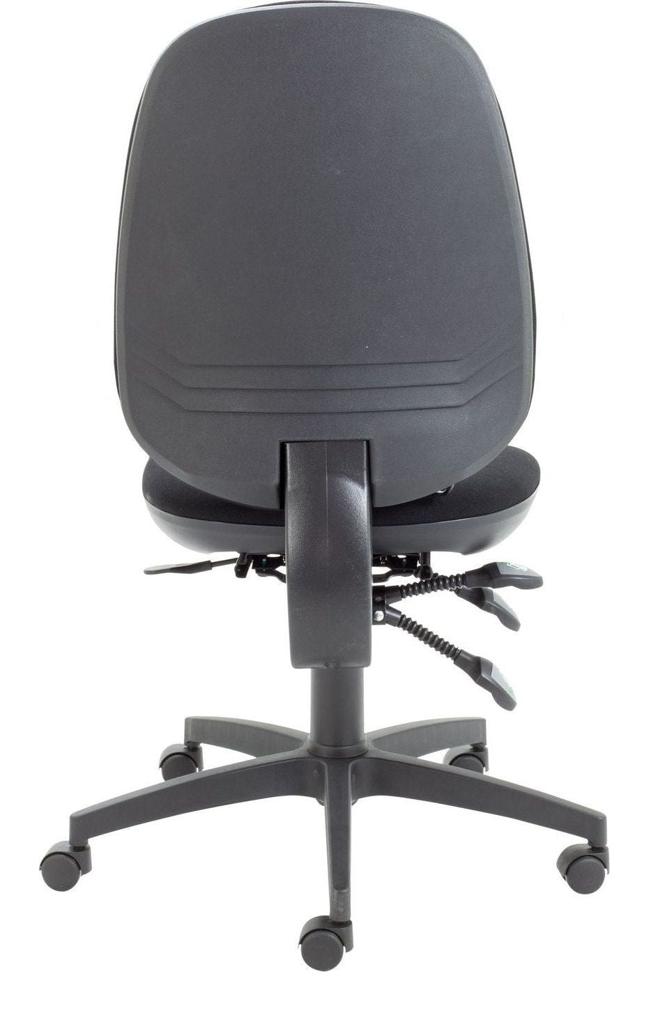 Maxi Ergo Chair with Lumbar Pump in black from the back