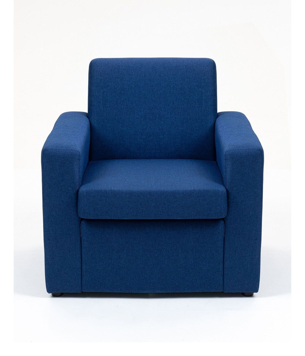 Melody Fabric Sofa, cobalt blue, 1 seater