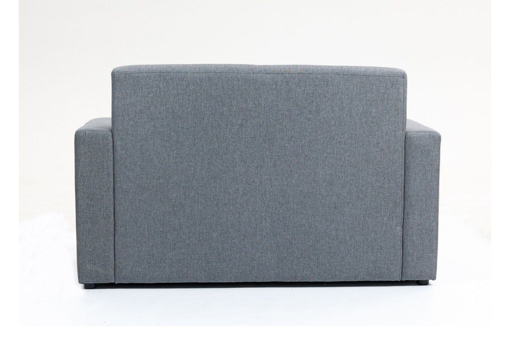 Melody Fabric Sofa, smoke grey, 2 seater