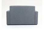 Melody Fabric Sofa, smoke grey, 2 seater