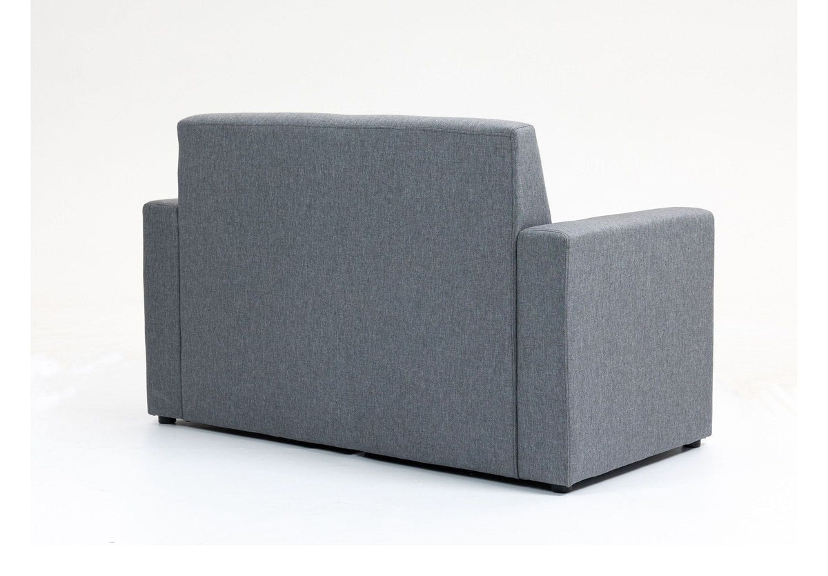 Melody Fabric Sofa, smoke grey, 2 seater