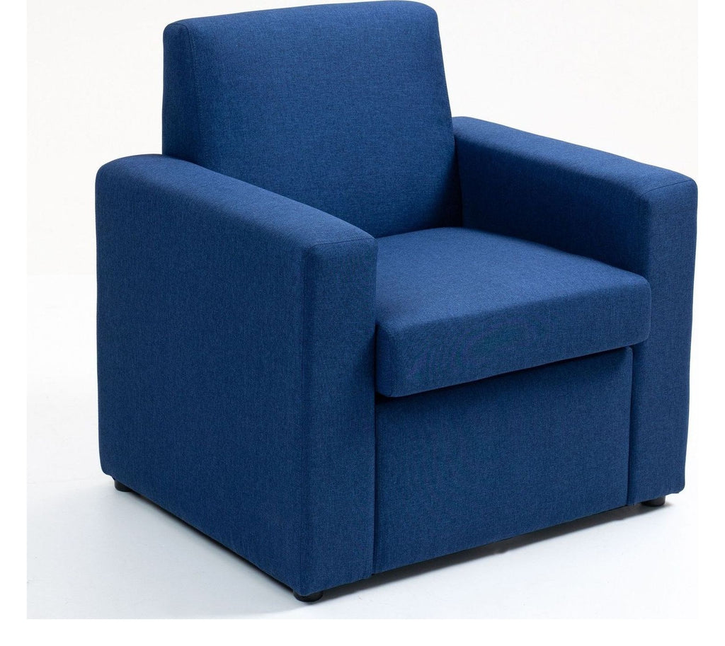 Melody Fabric Sofa, cobalt blue, 1 seater
