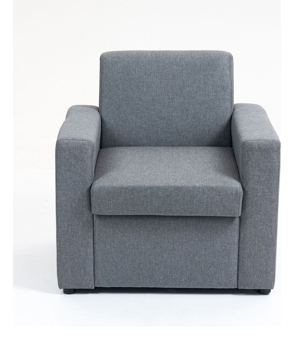 Melody Fabric Sofa, smoke grey, 1 seater