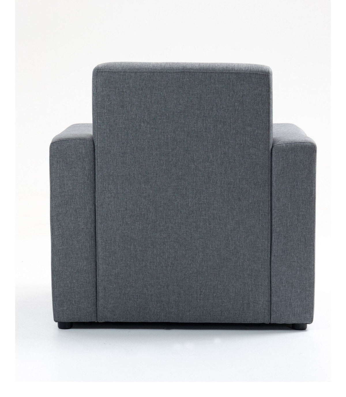 Melody Fabric Sofa, smoke grey, 1 seater