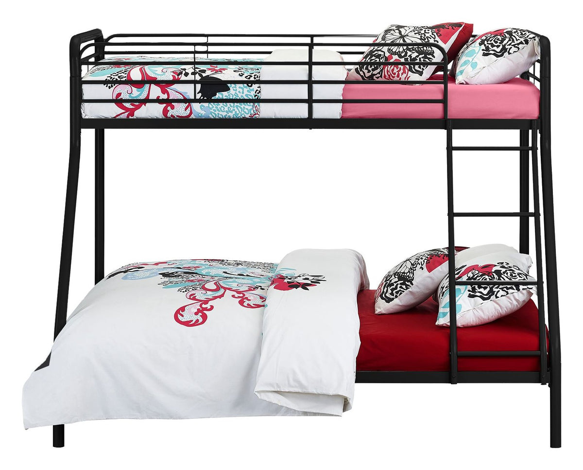 Metal Bunk Bed, Single over Double, view 4